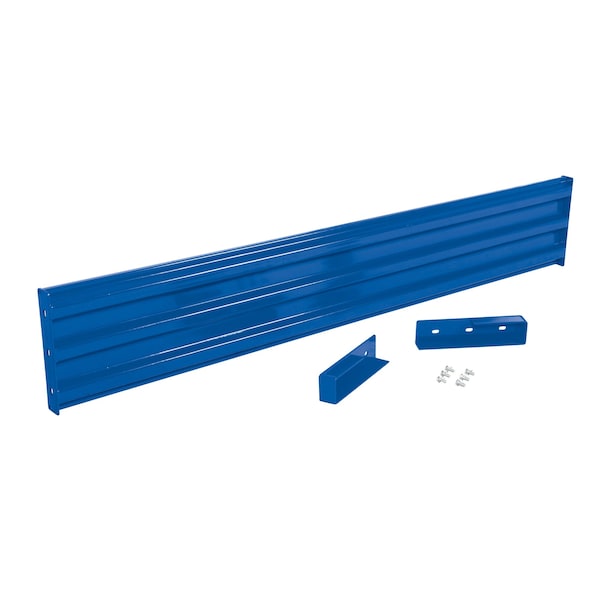 Vestil Drop-In Style Guard Rail 9 Ft Blue GR-F3R-DI-9-BU - main